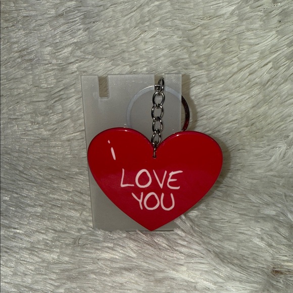 Red Heart Keychain . - Picture 1 of 2